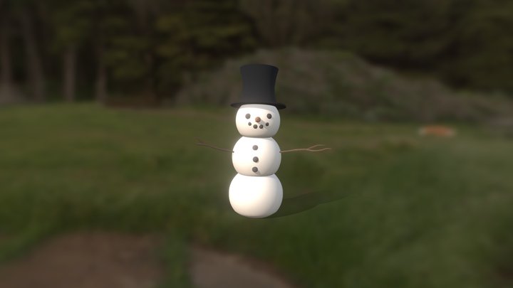 Snowman Demo 3D Model