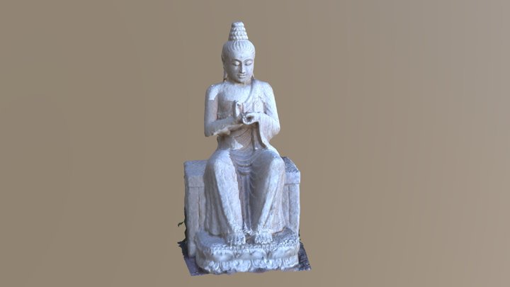 Gartenbuddha 3D Model