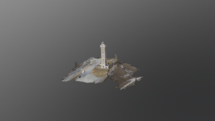 Fire Tower Simplified 3d Mesh 3D Model