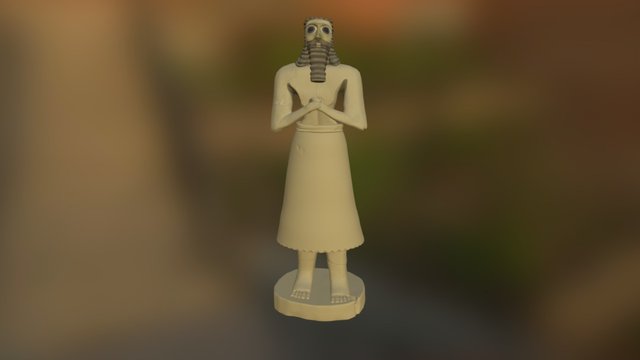 Orante Babilonese 3D Model