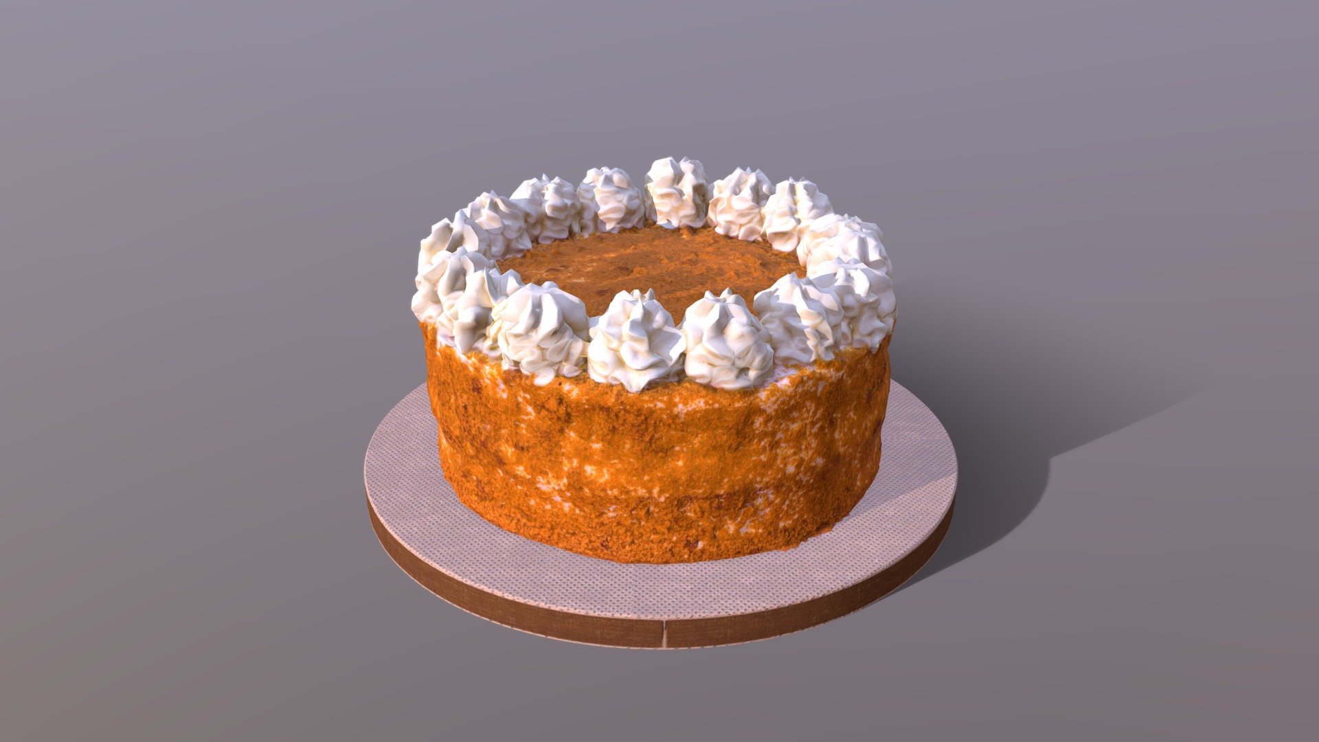 Caramel Cake Buy Royalty Free 3d Model By Cakesburg Premium 3d Cake Shop Viscomcakesburg 2926