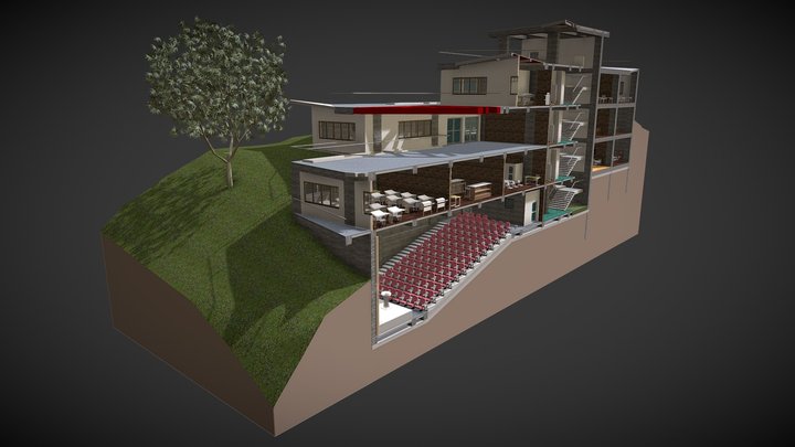 Facultad Arquitectura 2 3D Model