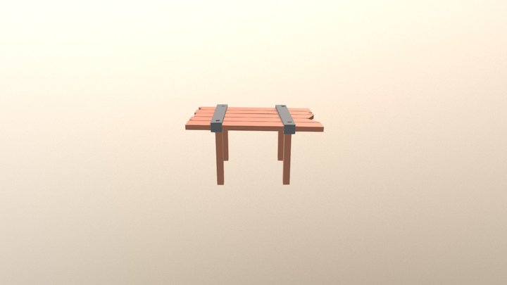 Table Short 3D Model