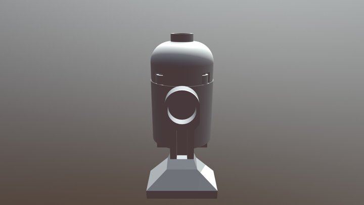 R2D2 Assembled 3D Model
