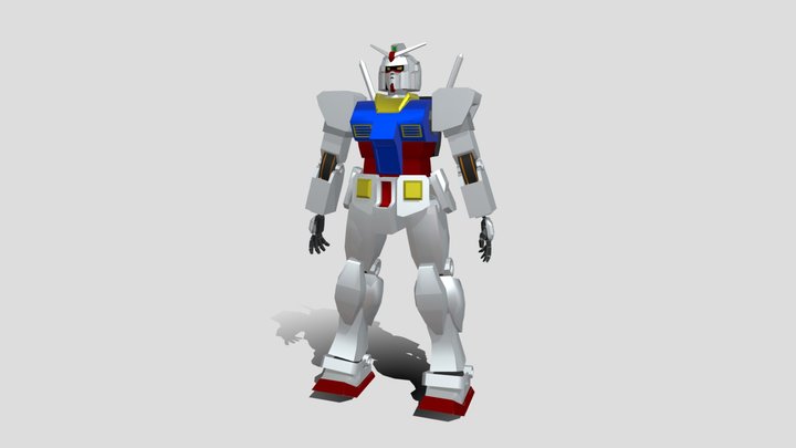 RX-78-2 Gundam 3D Model