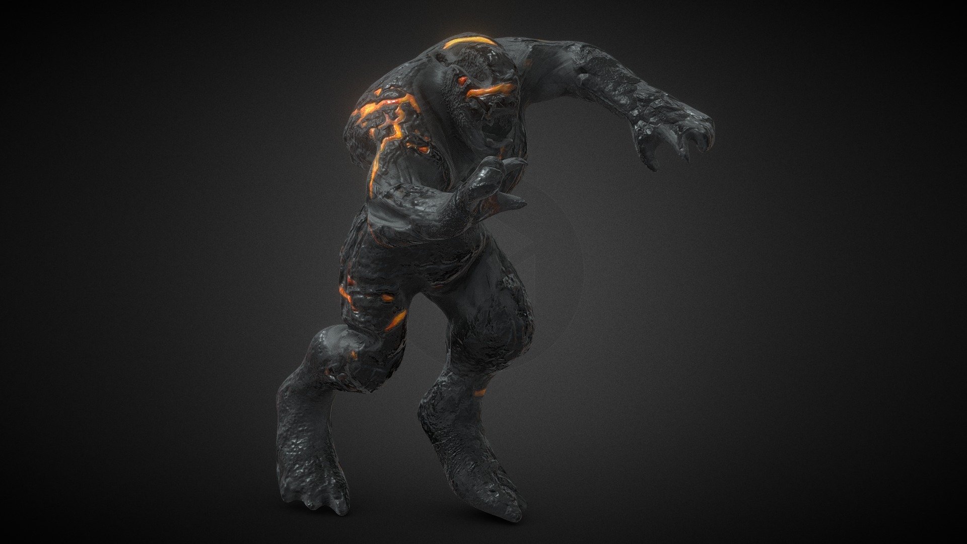Volcanic damaged elemental