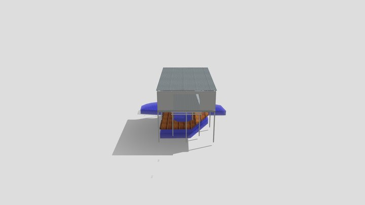 Plan 2 top steps 3D Model