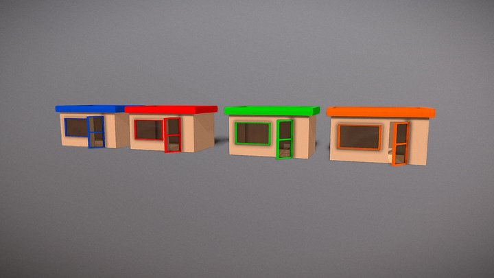 Lowpoly Stores