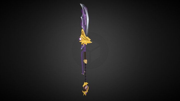 World of Warcraft Troll Spear 3D Model