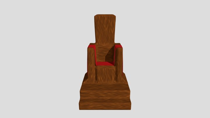 Throne 3D Model