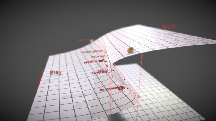 Catastrophe Fold 3D Model