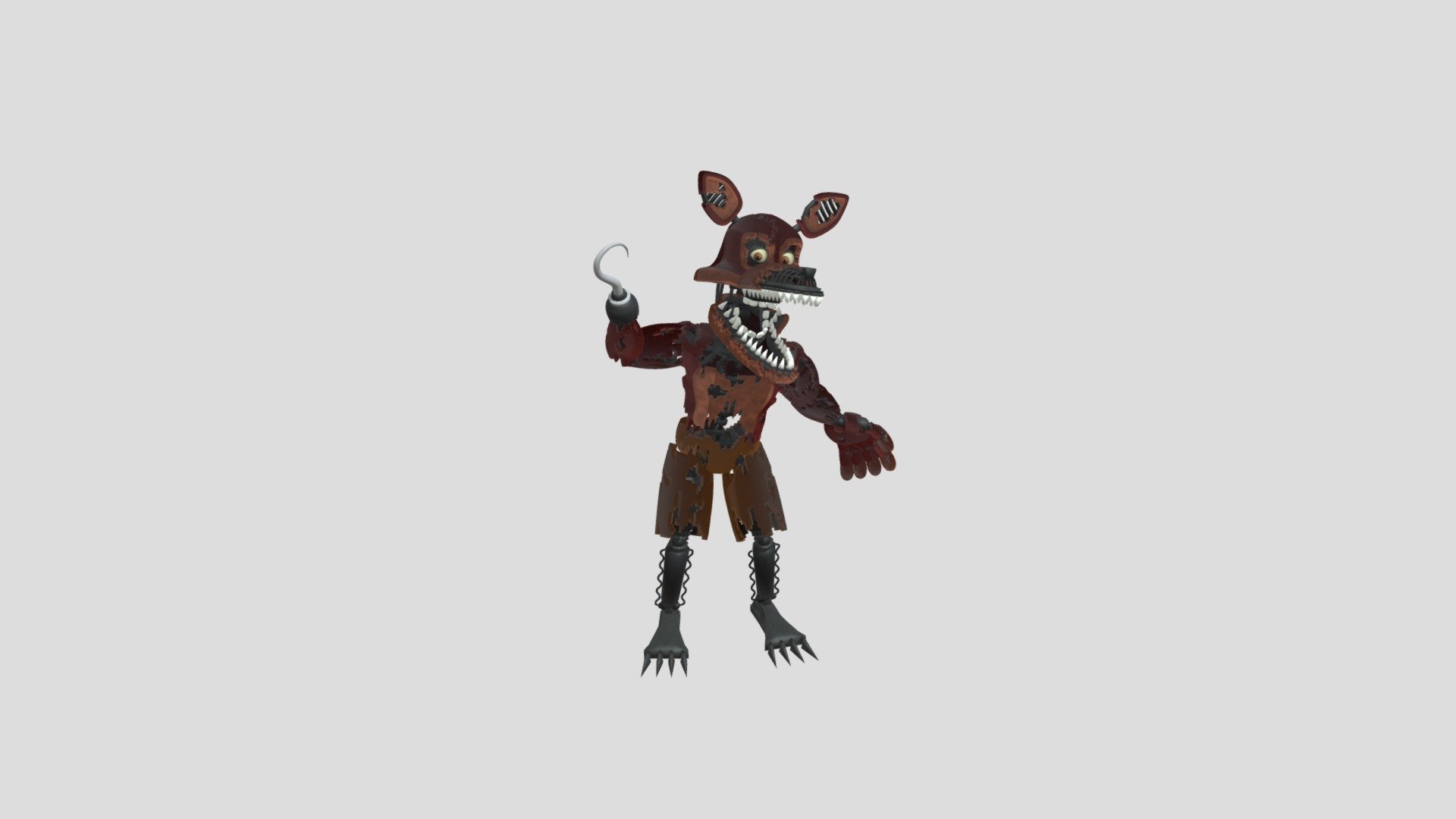 Foxy v3 Rigged - Download Free 3D model by dwall8611 [6d49902] - Sketchfab