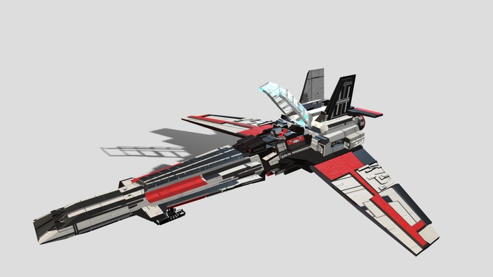 Holy Imperial StarFighter: "Avenger" 3D Model