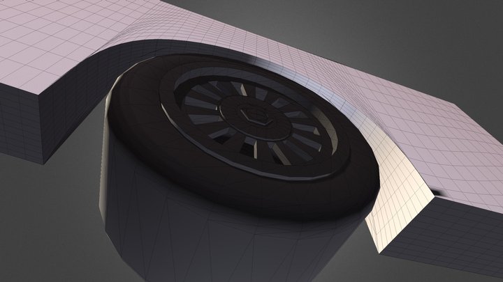 Rear Fender 3D Model
