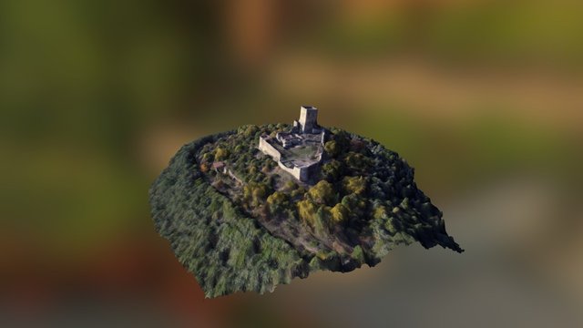 Rupecanina Castle, Sant'Angelo d'Alife (CE) 3D Model
