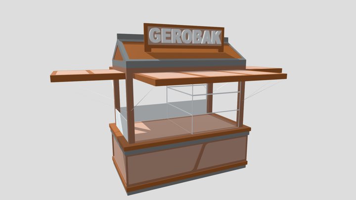 Simple Cart 3D Model