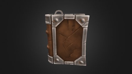 Stylized Book (Concept by Jasper Joris) 3D Model