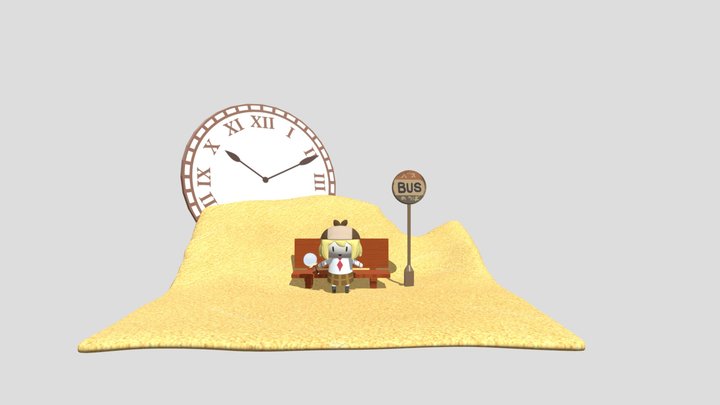 Smol Ame 3D Model