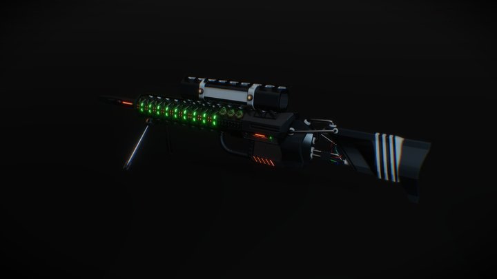 Tangerine Spite / Railgun 3D Model