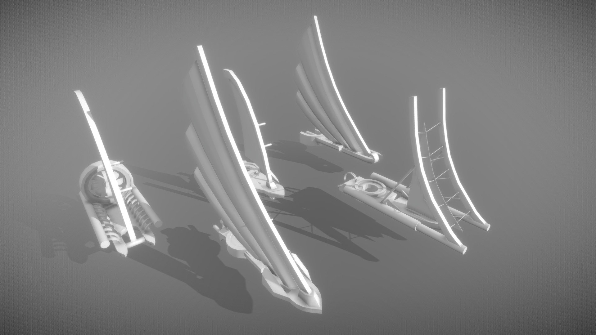 vehicle blockouts - 3D model by A.Cozijnsen [6d4c529] - Sketchfab