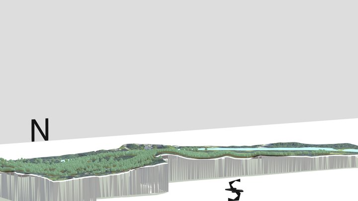 Nichols Arboretum, Ann Arbor 3D Model