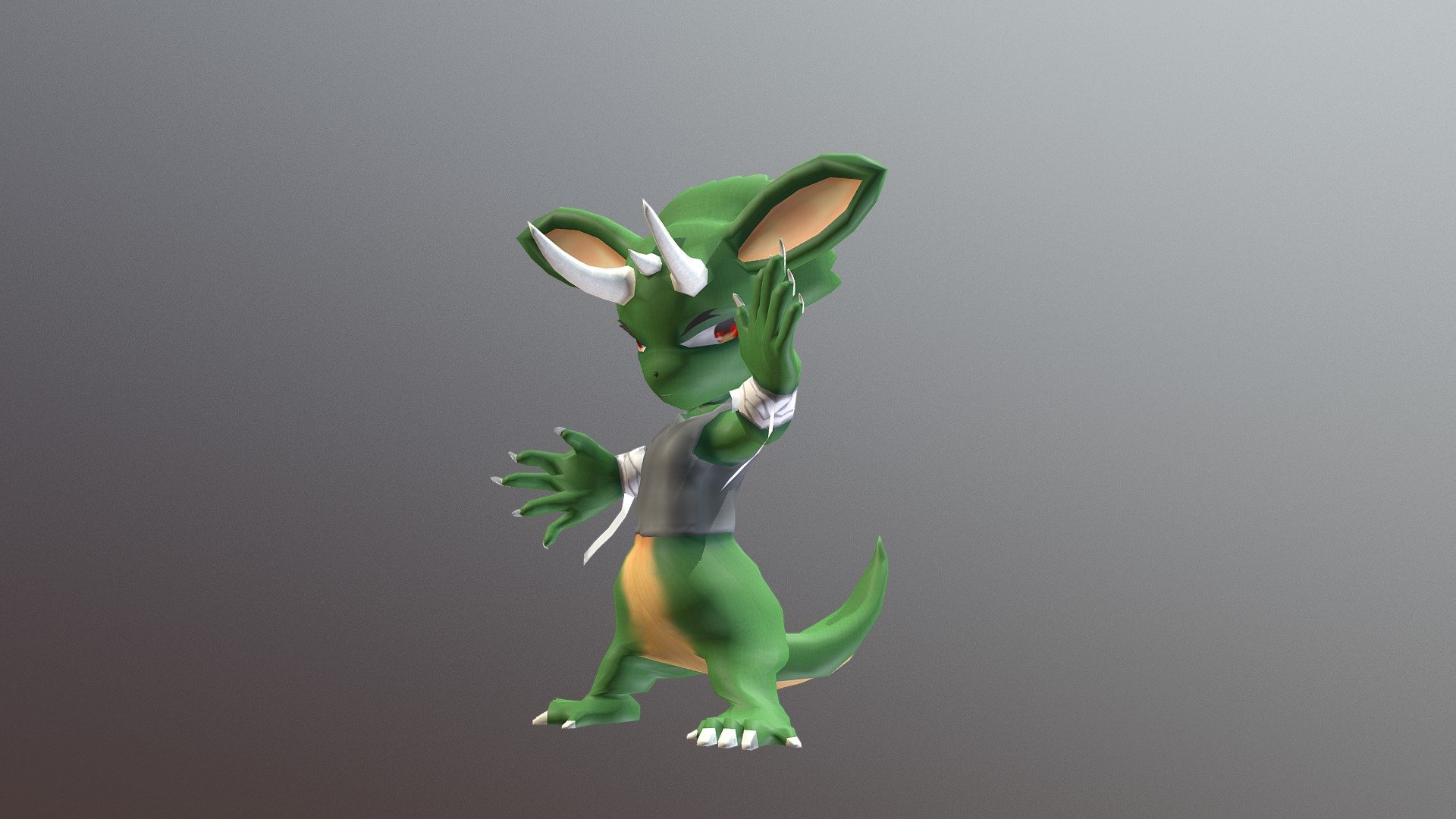 Triceratops character model