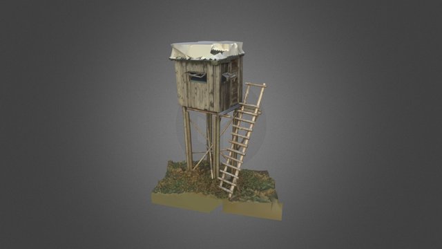 Hunting platform hires 3D Model