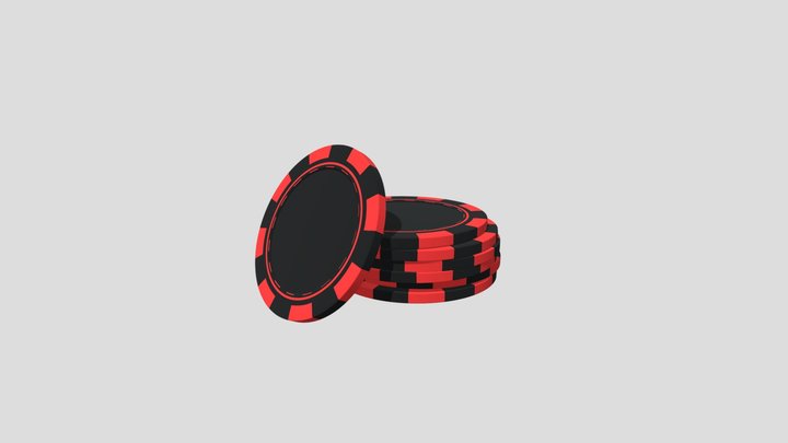 Poker Chips 3D Model