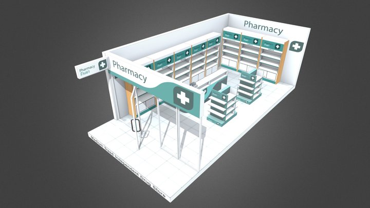 Drug Store2 3D Model