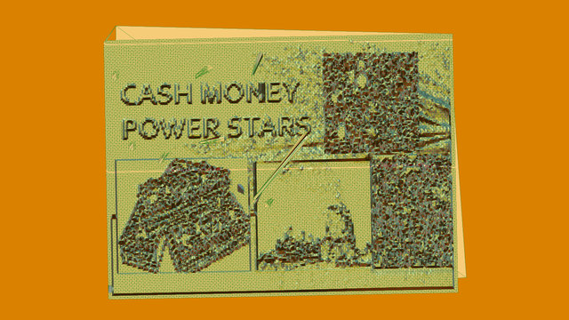 Cash Money Power Stars 3D Model
