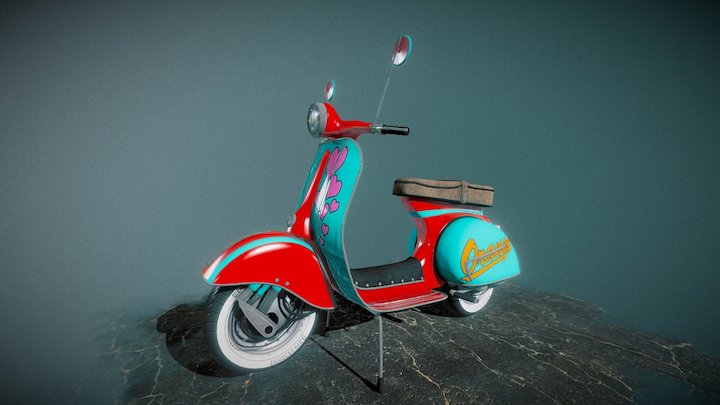 Vespa Piaggio 3D Model