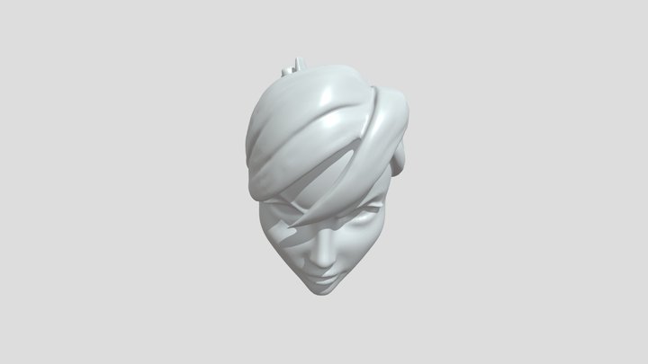 Animated female character 3D Model