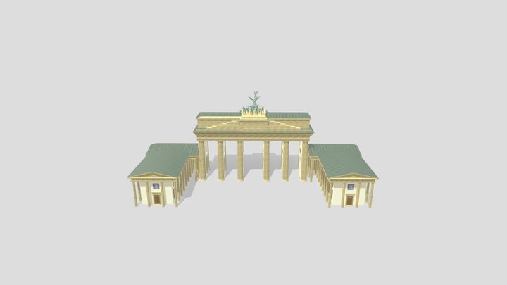 Brandenburg Gate 3D Model