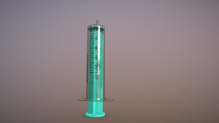syringe 3D Model