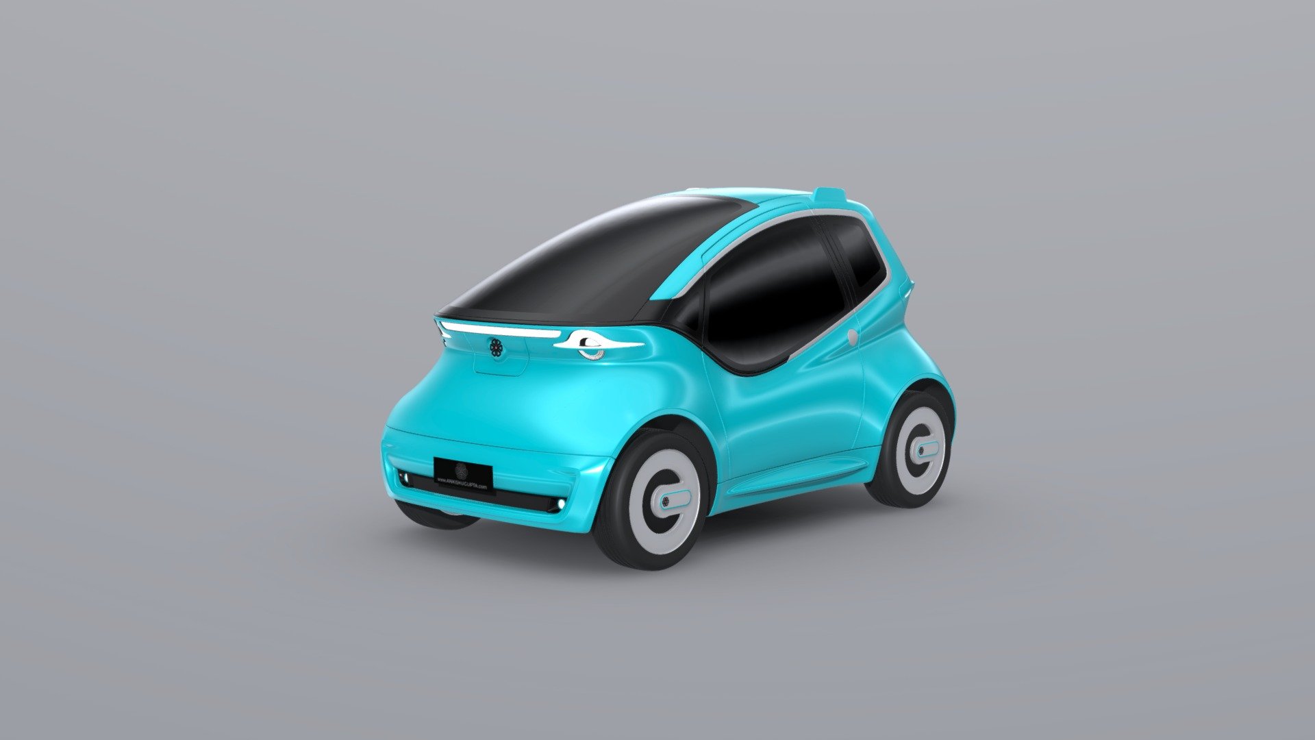 Project Lek Passenger - Small City Car - Buy Royalty Free 3D model by ...