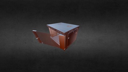 Gabinete Kreixer 6UR 3D Model