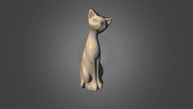 Ceramic Cat 3D Model