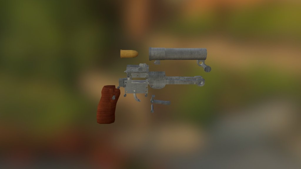 Ulmann Pocket Pistol - Exploded view