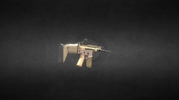 FN SCAR 17S 3D Model