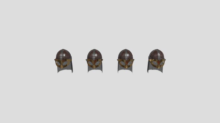 Helmet LOD 3D Model