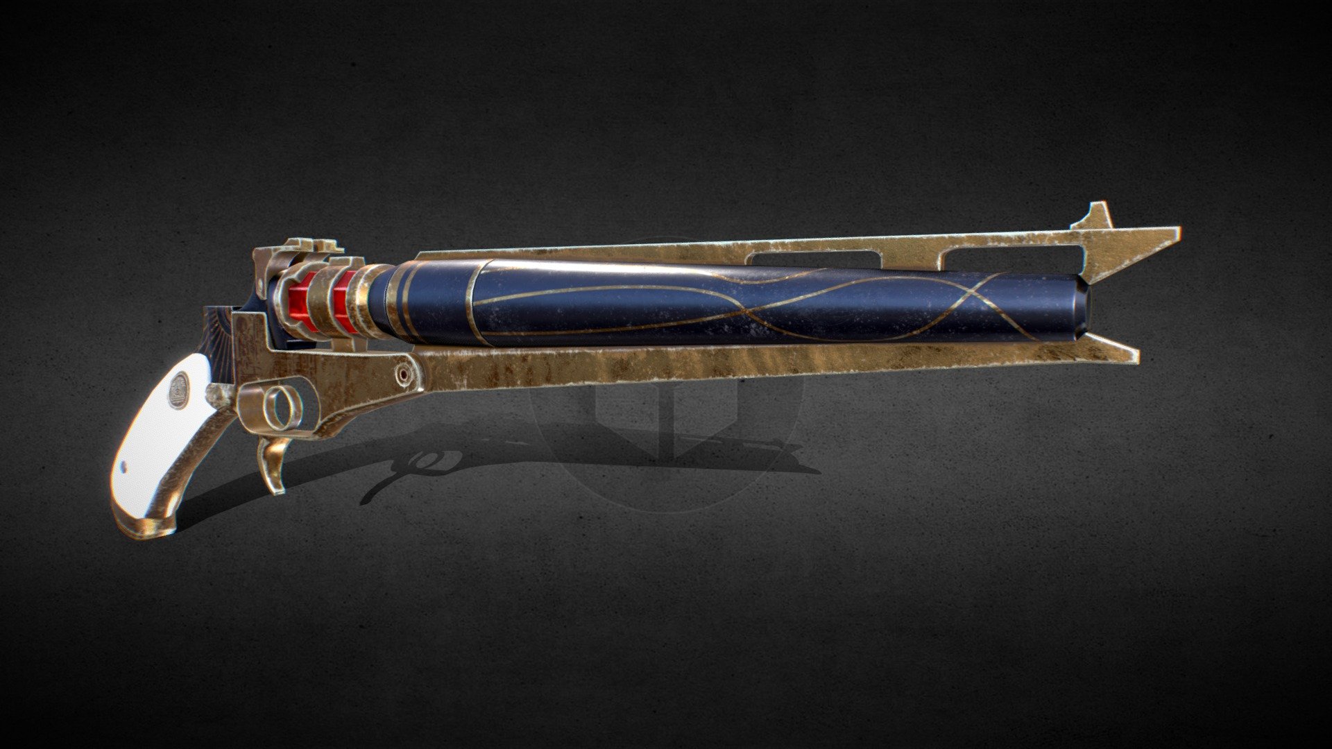 Ancient Egyptian pistol 3D model by TheDevilsEye [6d56db5] Sketchfab