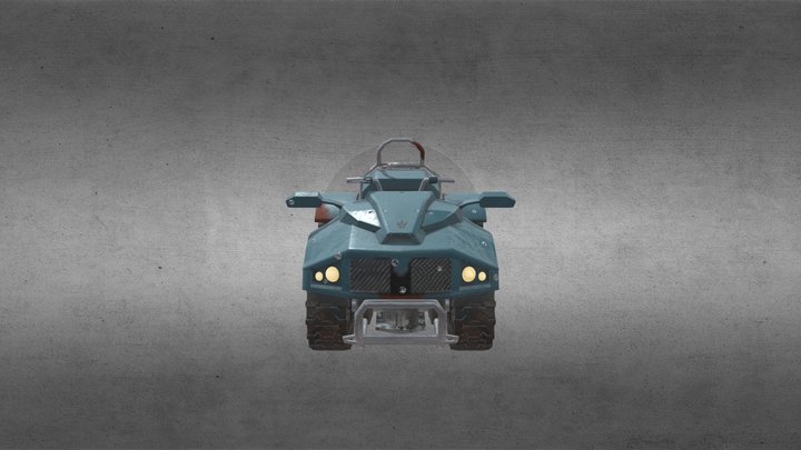 Ye Ol Rusty  Four Wheeler 2 - Carter Wood 3D Model