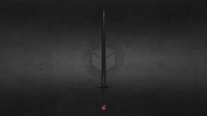 Rune sword 3D Model