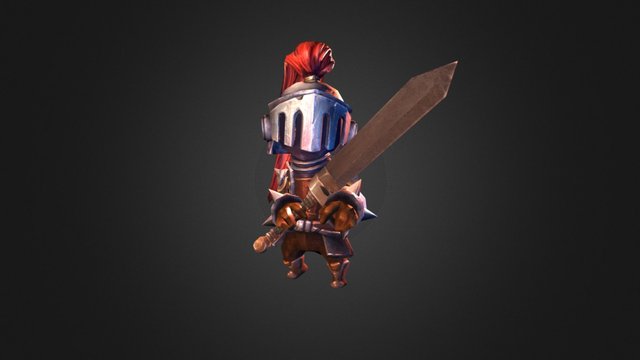 SD knight 3D Model