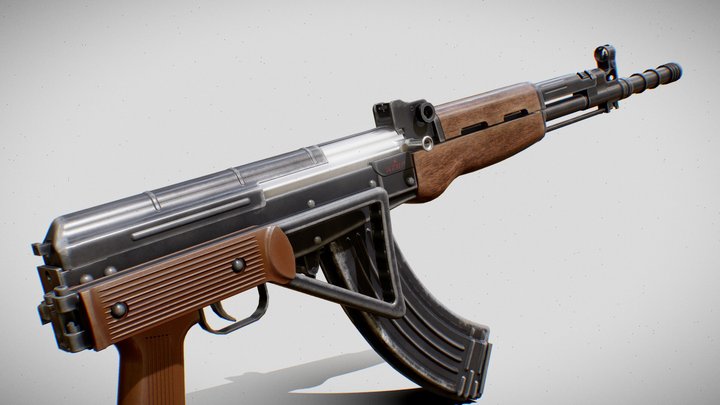 Type 81-1 assault rifle 3D Model