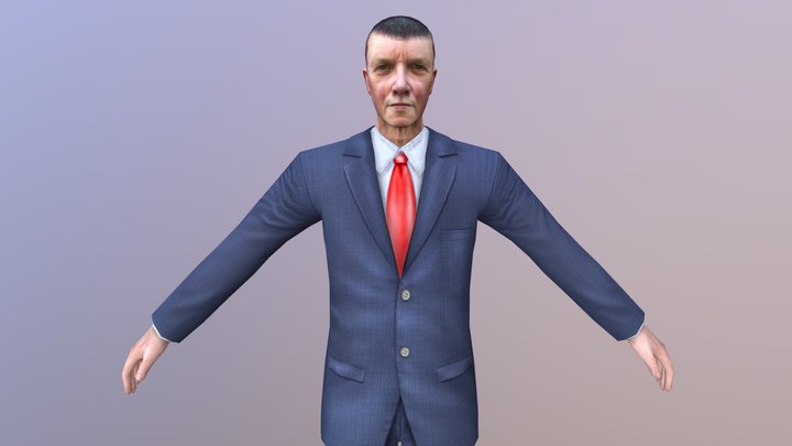 MAN 58 -WITH 250 ANIMATIONS 3D Model
