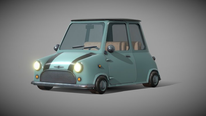 Mini Car - Cartoon style 3D Model