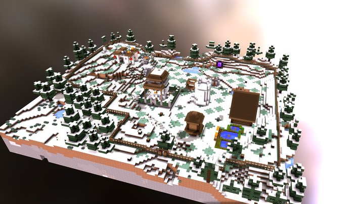snow world 3D Model