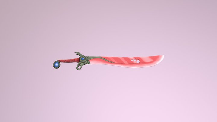 Dark Cloud's Serpent Sword 3D Model