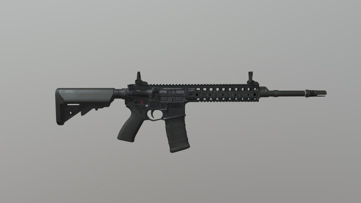 GAP: New Zealand Reference Rifle - LMT 3D Model